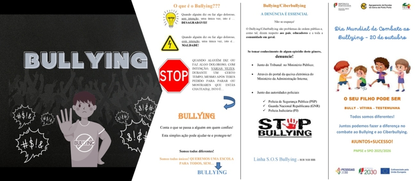 Dia Mundial de Combate ao Bullying - 20 de outubro